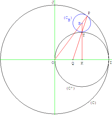 olympiades académiques de mathématiques - cercles tangents - copyright Patrice Debart 2004