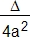 delta/4a^2