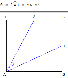 exercice produit scalaire - cerf-volant (geometrie) - copyright Patrice Debart 2003