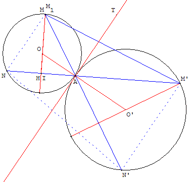 probleme de geometrie - mediatrice