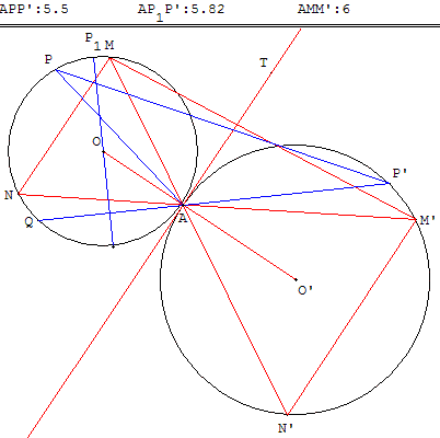 probleme de geometrie - mediatrice