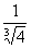 1/rac cubique(4)