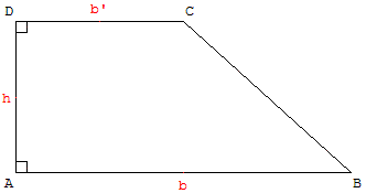 quadrilatère - trapèze rectangle - copyright Patrice Debart 2007