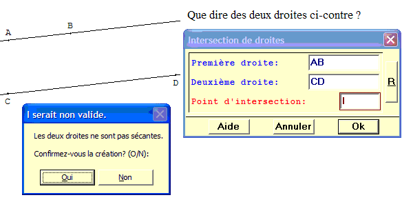 deux droites presque paralleles ? - copyright Patrice Debart 2006