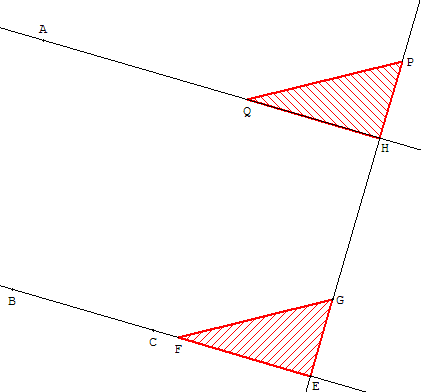 construction avec une equerre - tracer une parallele - copyright Patrice Debart 2007