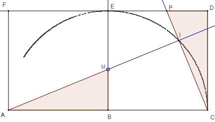 lieu geometrique dans un rectangle - copyright Patrice Debart 2011