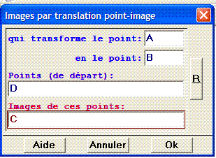 menu translation de geoplan