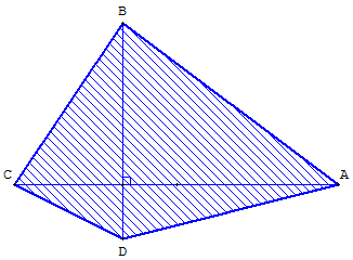 quadrilatère orthodiagonal convexe - copyright Patrice Debart 2007