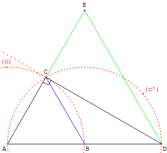 geometrie du triangle - triangles equilateraux - copyright Patrice Debart 2007