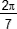 2pi/7