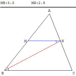 trouver un triangle isocele - recherche - copyright Patrice Debart 2004