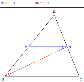 trouver un triangle isocele - solution - copyright Patrice Debart 2004