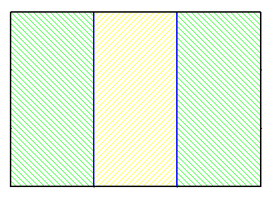 partage du rectangle en 3 - copyright Patrice Debart 2009