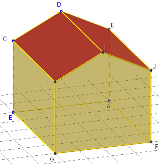 Geogebra 3D - maison - copyright Patrice Debart 2014