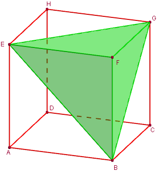 geogebra 3d - coin de cube dans un cube - copyright Patrice Debart 2014