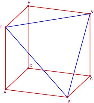 Geogebra 3d - cube fortement tronqué - copyright Patrice Debart 2014