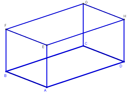 geogebra 3d - pavé droit - copyright Patrice Debart 2014