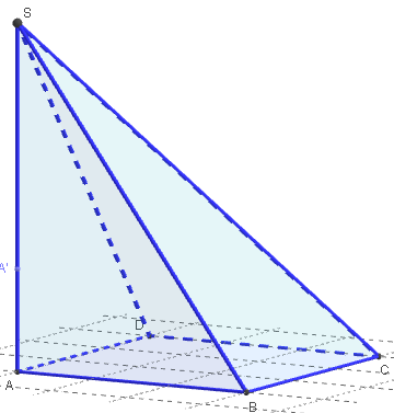 geogebra 3d - pyramide gauche - copyright Patrice Debart 2014