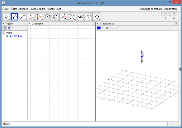 Figure GeoGebra vierge