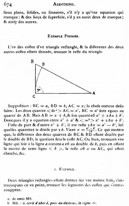 Adam et Tannery X, page 674