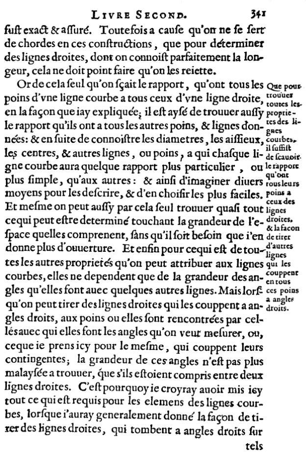 la geometrie de descartes - ed. 1637 - page 341