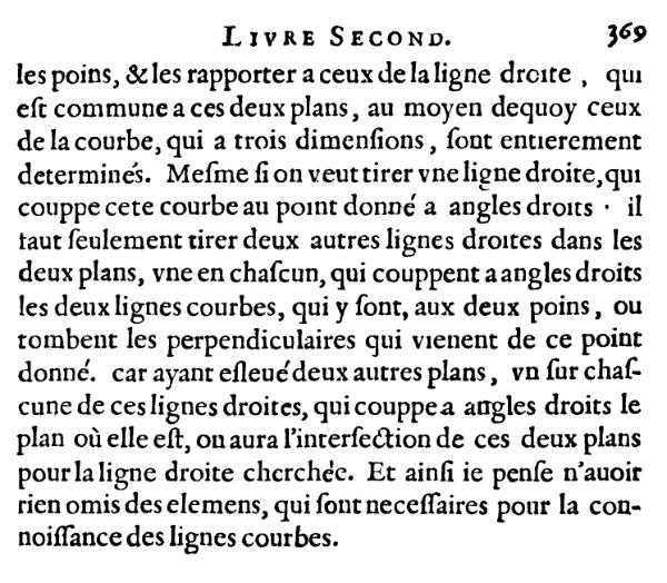 la geometrie de descartes - ed. 1637 - page 369