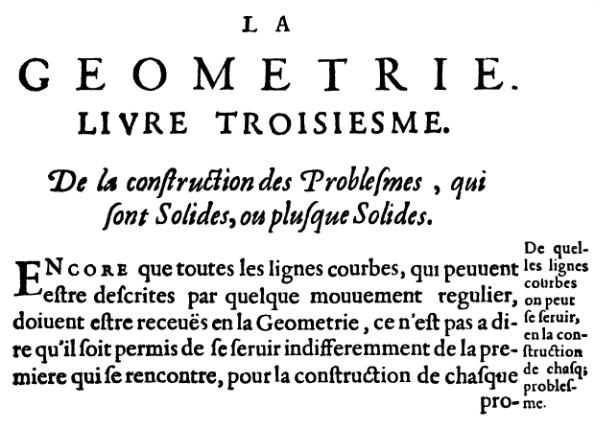 la geometrie de descartes - ed. 1637 - bas de la page 369