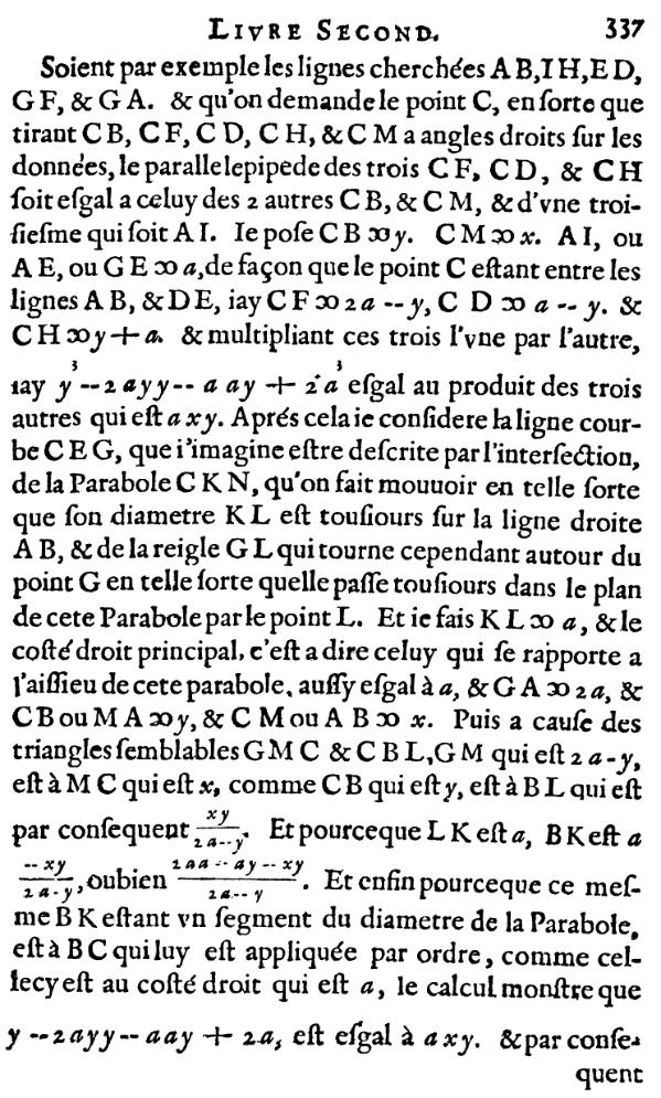 la geometrie de descartes - page 337