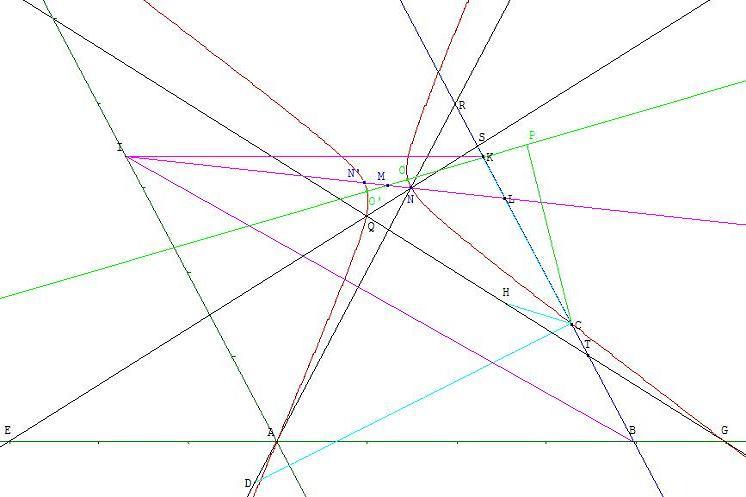 la geometrie de descartes - ed. 1637 - hyperbole solution du probleme de pappus - copyright Patrice Debart 2002