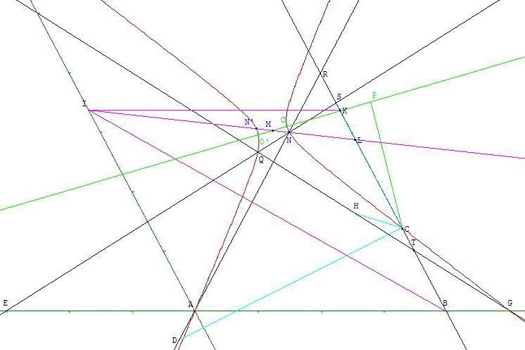 la geometrie de descartes - ed. 1637 - hyperbole solution du probleme de pappus - copyright Patrice Debart 2002