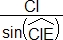 CI/sin(CÎE)