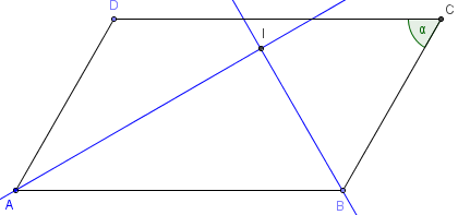 parallelogramme - bissectrices - copyright Patrice Debart 2004