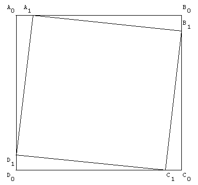 carré emboite dans un carré - copyright Patrice Debart 2003