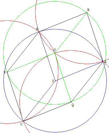 geometrie du cercle - visualisation d'un cube en perspective - copyright Patrice Debart 2003