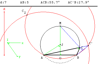 probleme de construction - triangle - copyright Patrice Debart 2003