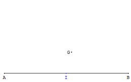 Construire un triangle avec le centre de gravité - copyright Patrice Debart