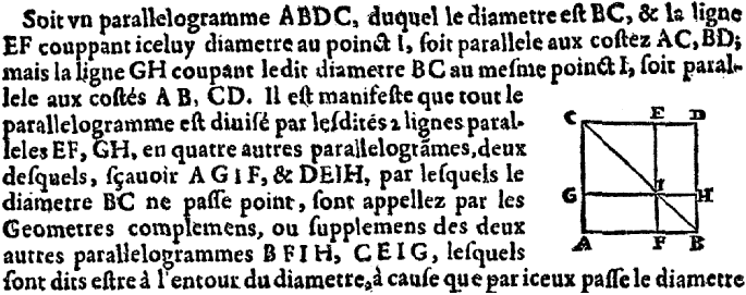 aire du parallélogramme dans les éléments d'Euclide