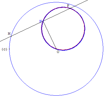 lieu geometrique d'un projete orthogonal - copyright Patrice Debart 2003