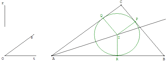 resoudre un triangle rectangle - copyright Patrice Debart 2004