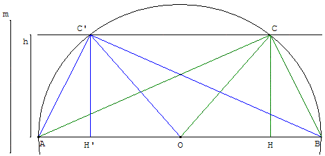 construire un triangle rectangle - copyright Patrice Debart 2004