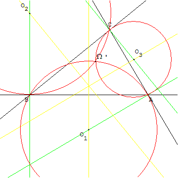 geometrie du triangle - second point de Brocard - copyright Patrice Debart 2005