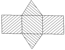 geometrie dans l'espace - patron de prisme - copyright Patrice Debart 2006