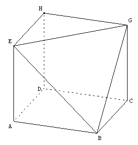 geometrie dans l'espace - cube fortement tronqué - copyright Patrice Debart 2005