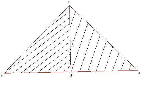 geometrie dans l'espace - pyramide équilatérale - copyright Patrice Debart 2005