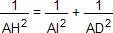 AH²=1/AI²+1/AD²