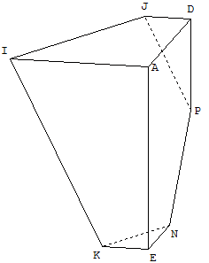 geometrie dans l'espace - partie de cube - copyright Patrice Debart 2009