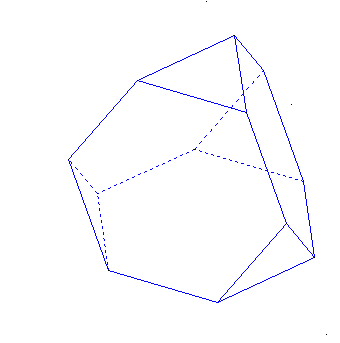 geometrie dans l'espace - tétraèdre tronqué - copyright Patrice Debart 2009