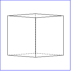 geometrie dans l'espace - cube - copyright Patrice Debart 2005