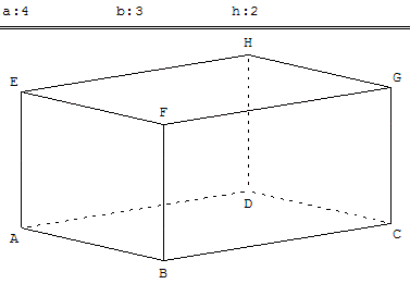 geometrie dans l'espace - parallélépipède - copyright Patrice Debart 2005