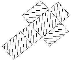 geometrie dans l'espace - patron de parallélépipède rectangle - copyright Patrice Debart 2005
